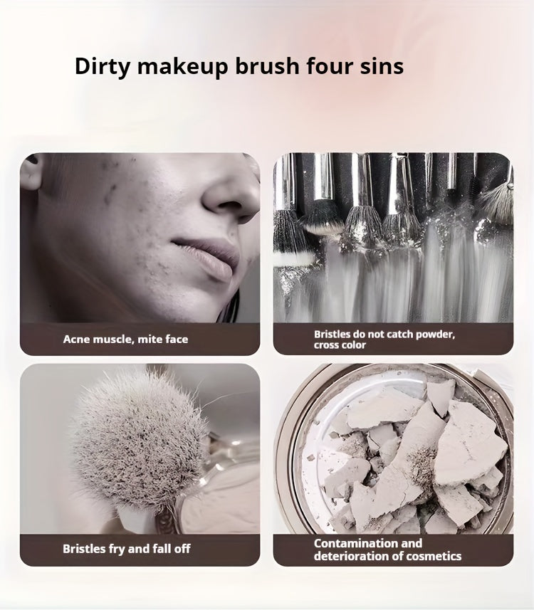 USB-Powered Makeup Brush Cleaner