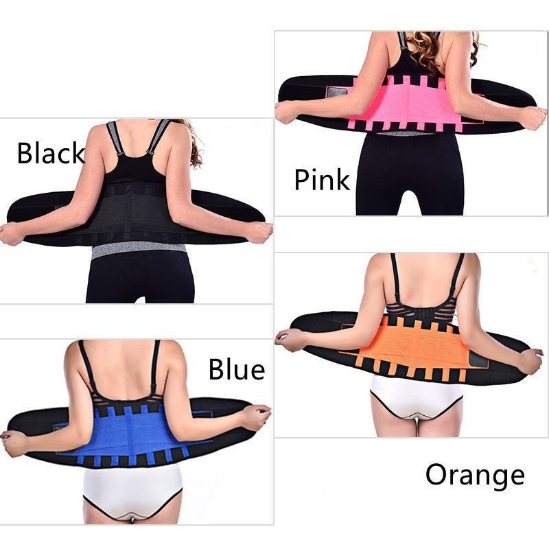 Sports Breathable Waist Belt Squat Strength Support Waist Trainer