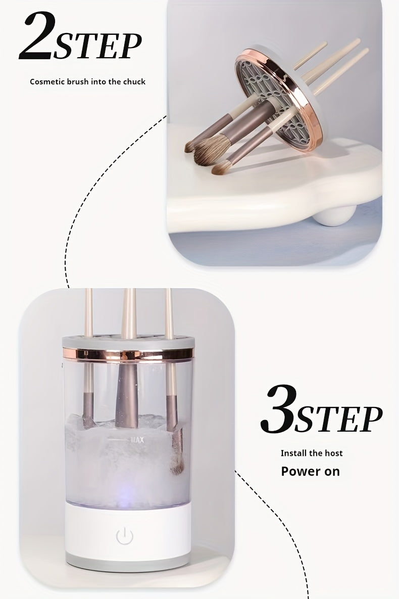 USB-Powered Makeup Brush Cleaner