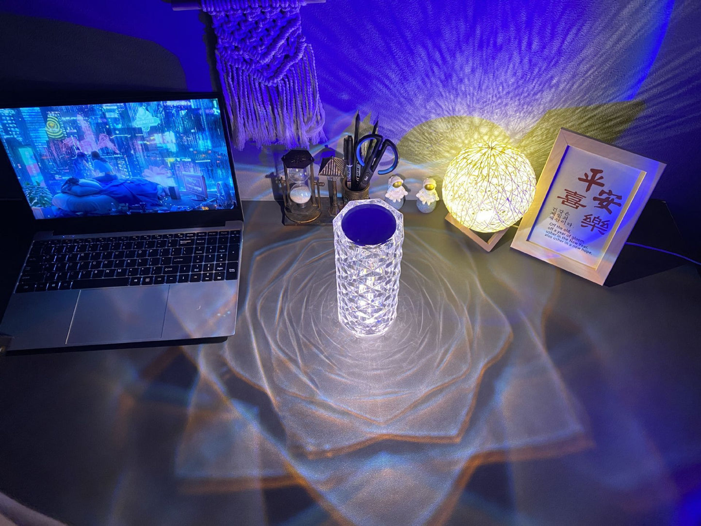 LED Rose Diamond Table Light