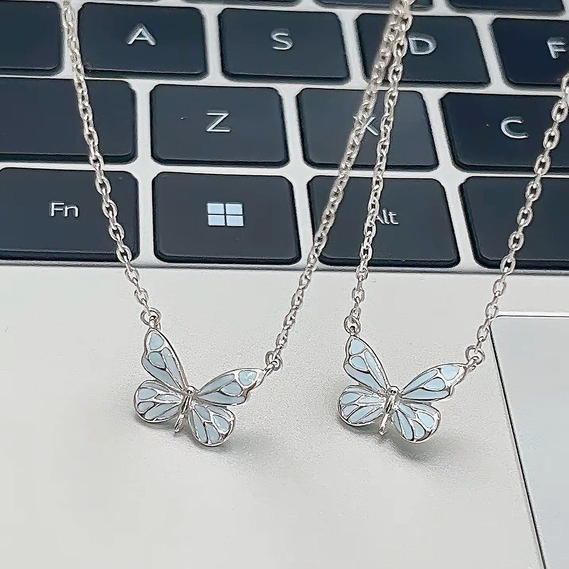 Glow in the Dark Butterfly Necklace