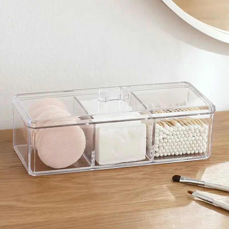 Transparent Cosmetic Storage Box Makeup Organizer