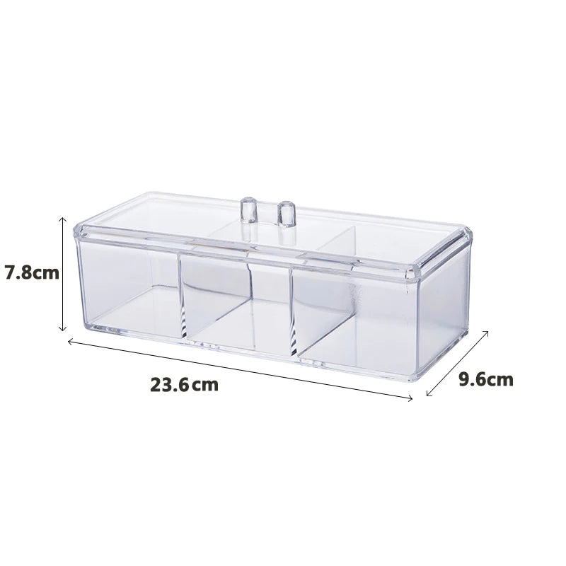 Transparent Cosmetic Storage Box Makeup Organizer