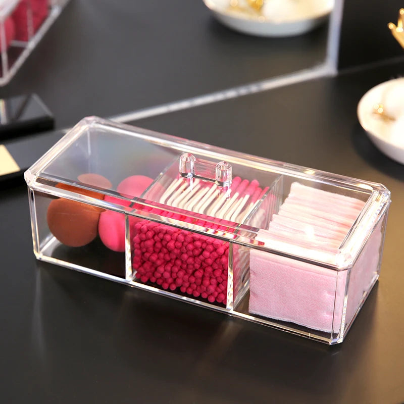 Transparent Cosmetic Storage Box Makeup Organizer