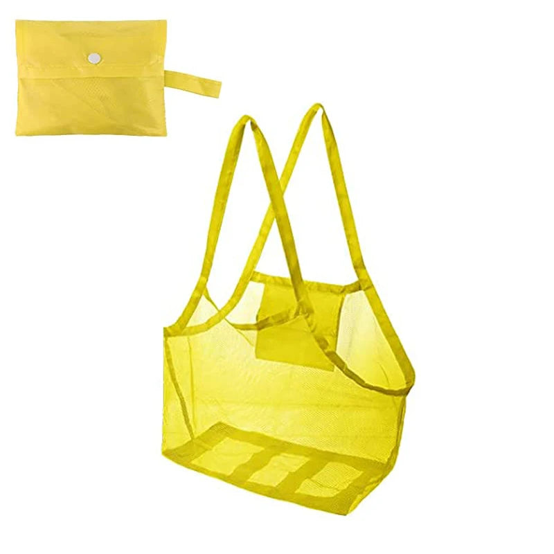 2 PCS Mesh Beach Storage Bag