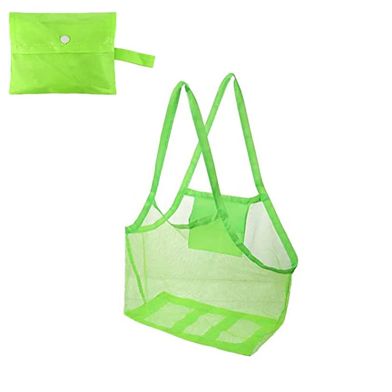 2 PCS Mesh Beach Storage Bag