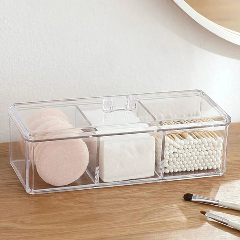 Transparent Cosmetic Storage Box Makeup Organizer