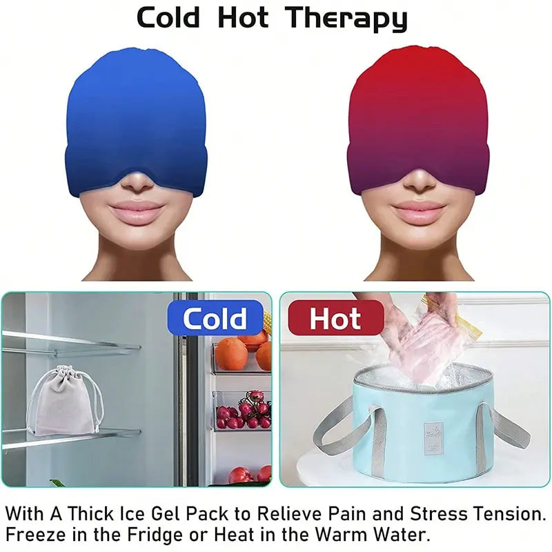 Gel Ice Headache Migraine Relief