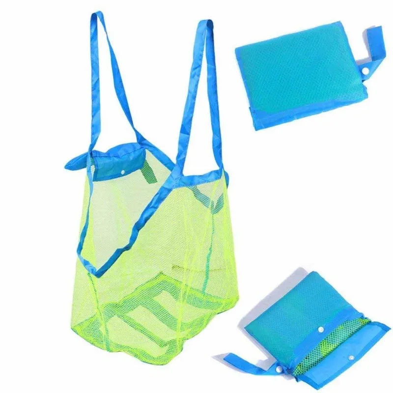 2 PCS Mesh Beach Storage Bag