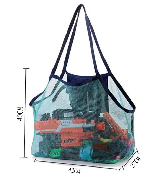 2 PCS Mesh Beach Storage Bag