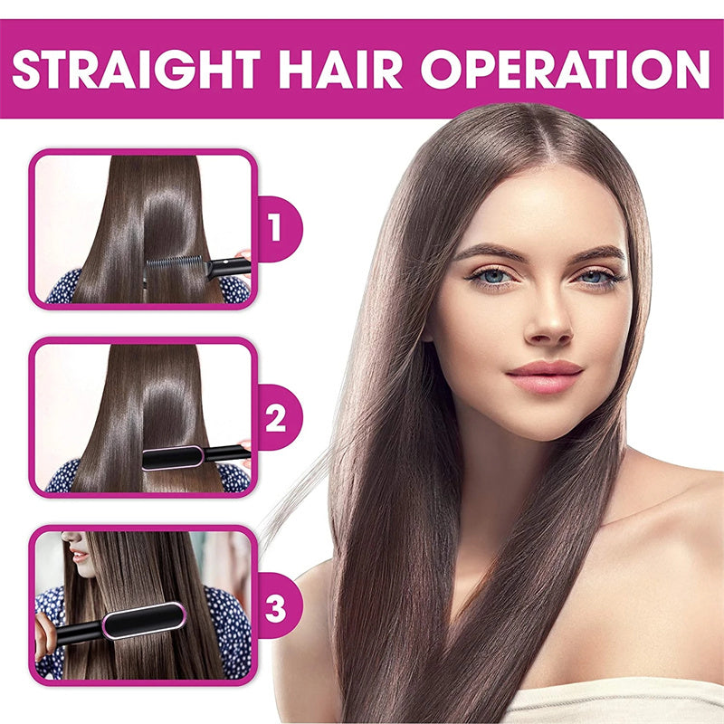 New 2 In 1 Hair Straightener